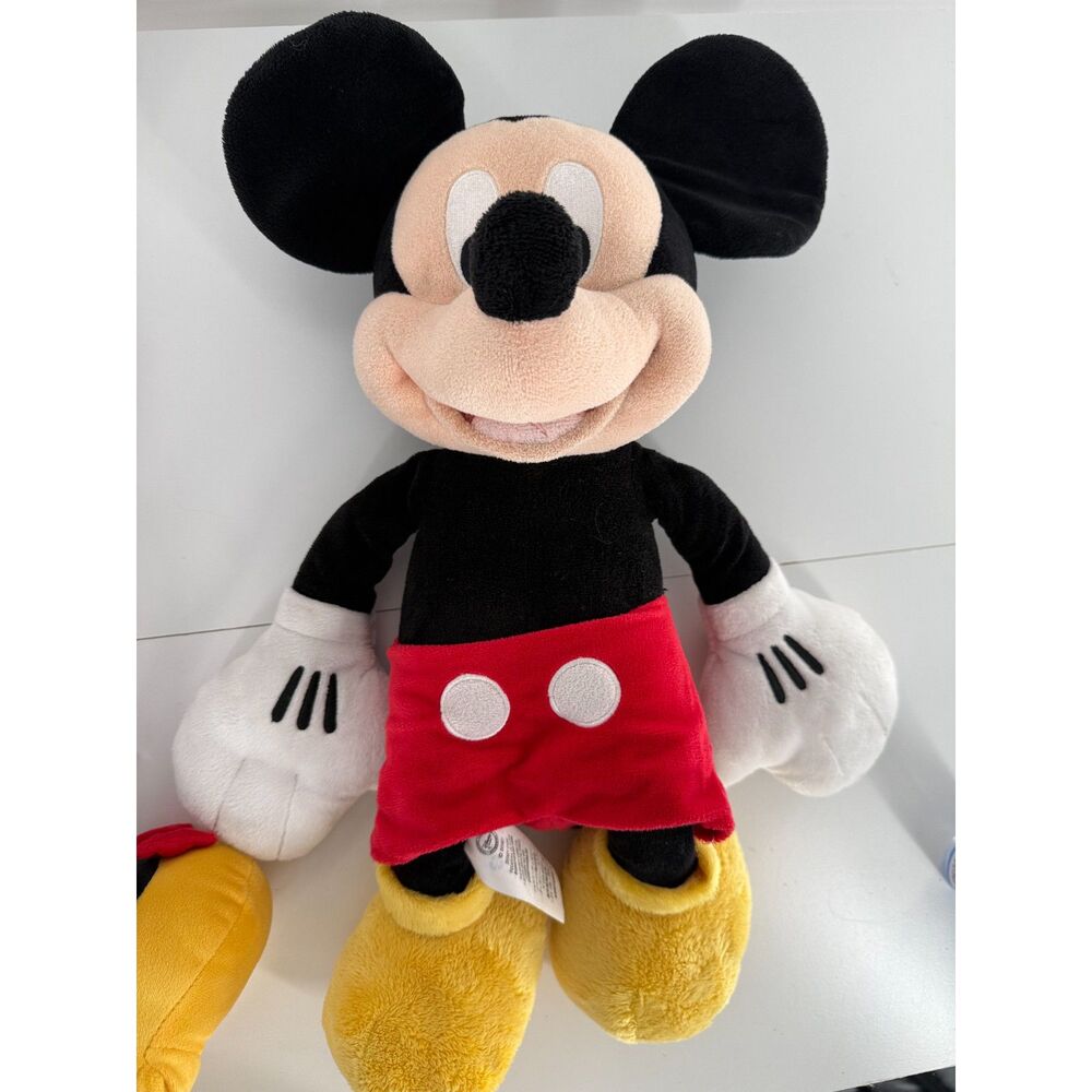 Disney Mickey Minnie Mouse Plush Set 2 Stuffed Toys Disney Store - Picture 7 of 11